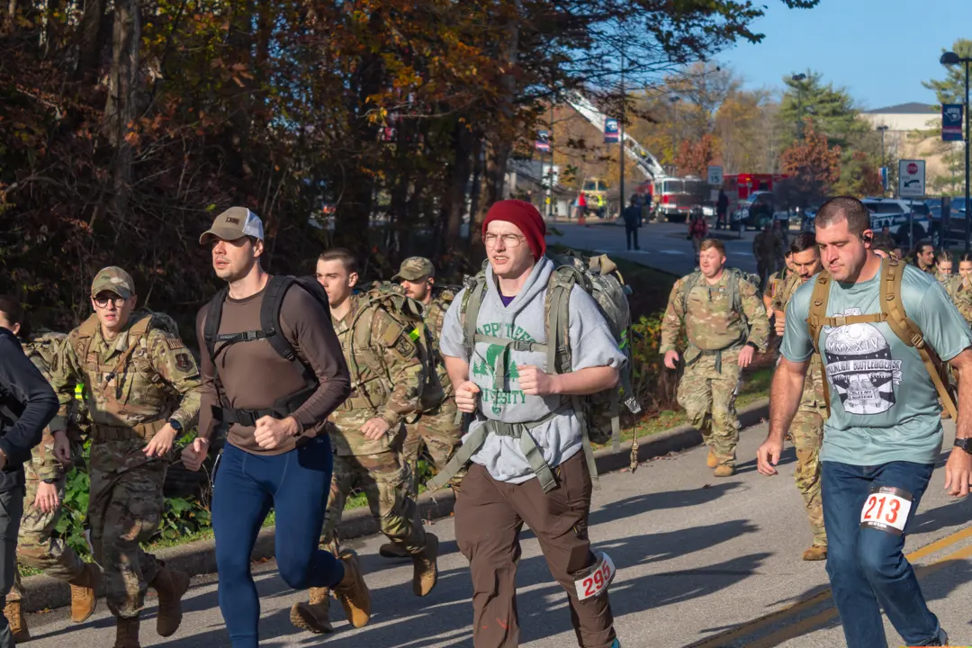 Photo of Norwegian Foot March on the route in Evansville Indiana