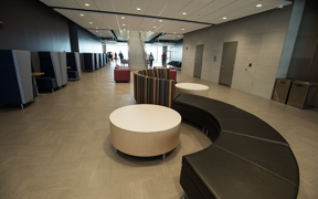Student lounge area at the Stone Center