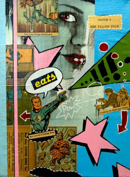 The Fallen Four, Jason Galligan-Baldwin, mixed media, 2015