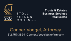 Stoll Keenon Ogden - Trusts and Estates, Business Services, Real Estate - Conner Voegel, Attorney
