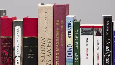 Row of books