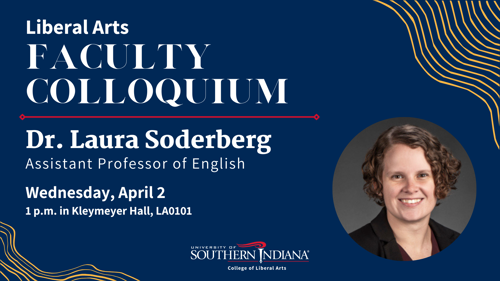 Promo graphic featuring Laura Soderberg
