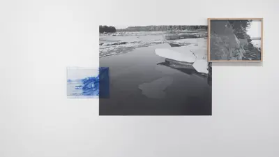 Gallery view of artwork in "Infinite Gauge" exhibition