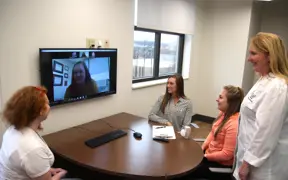 students use telehealth technology for nutrition counseling