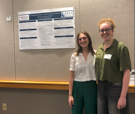 Sara Hamilton & Jessica Tansella presenting at UPRC 2024