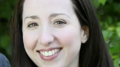 Casual portrait of Dr. Katie Kroeper, psychology, of Sacred Heart University