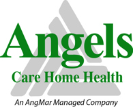 Angels care home health logo