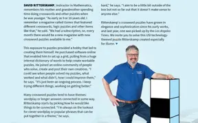 Magazine article and illustration featuring David Ritterskamp