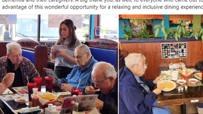 Screenshot of example Facebook post by Dementia Friendly Pike County