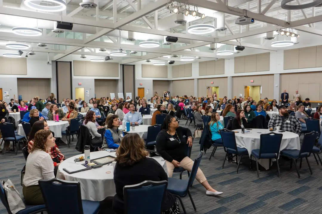 Large group of Social Workers attend a conference