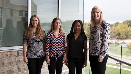 four team members