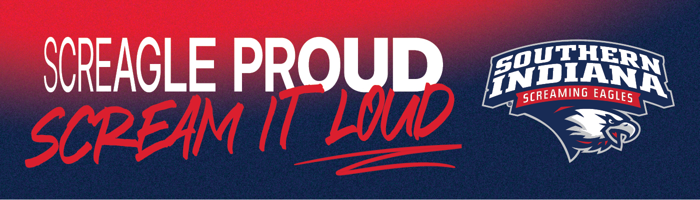 billboard featuring USI athletics logo
