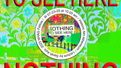 "Nothing to See Here" event poster