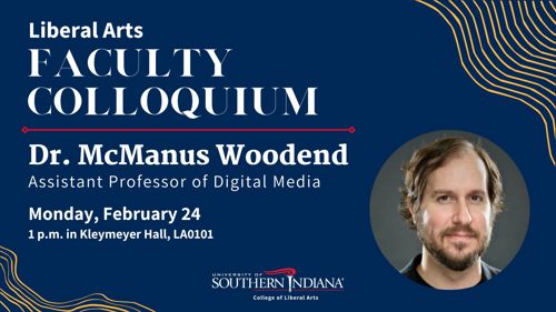 Promo graphic featuring McManus Woodend