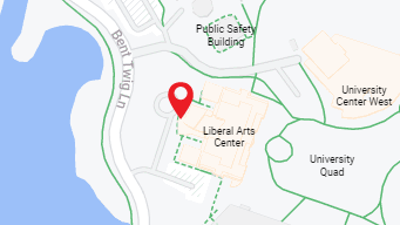 Aerial map of the Liberal Arts Center