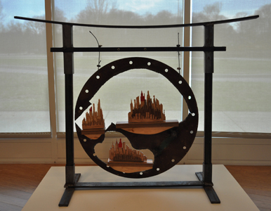 Adam Rakestraw Tao Loi Gong Wood, metal, acrylic, polyurethane. Purchase Award