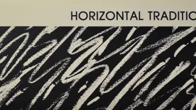 Exhibition postcard for "Horizontal Traditions"