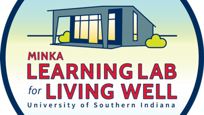 Minka Lab logo: "Minka Learning Lab for Living Well"