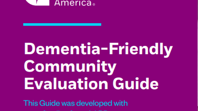 Text graphic, Dementia Friendly America's Dementia-Friendly Community Evaluation Guide