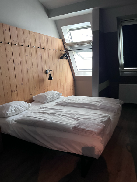 Inside one of the rooms where students stayed on Germany trip