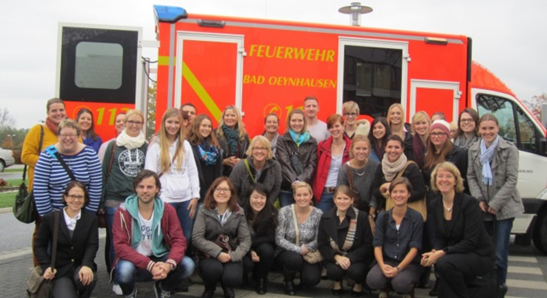 Group of students during 2014 Germany trip