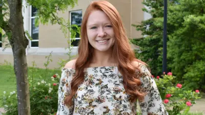 Portrait of student biology researcher Meghan McCrary