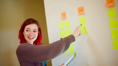 Person giving a presentation