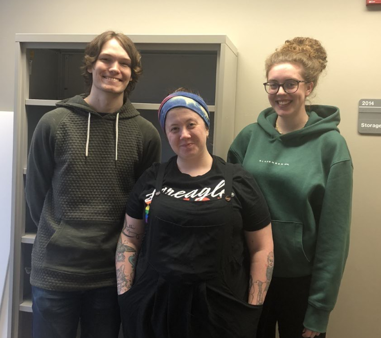 Project Team: Avery Roach, Brianna Aldana, Jessica Tansella, and Danica Dunn (not pictured)