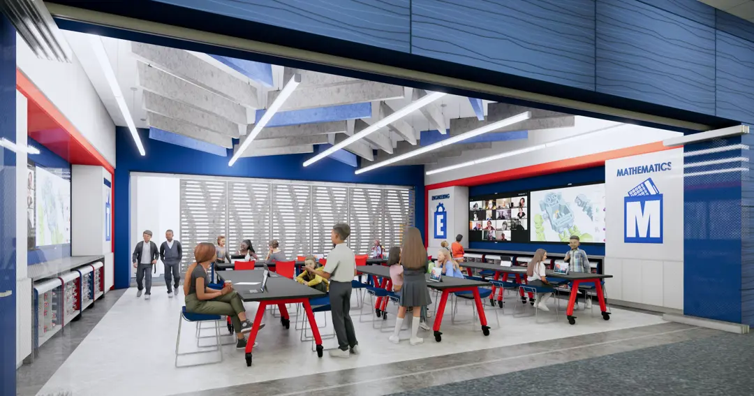 Graphic rendering of what the STEM Discovery Lab will look like when complete