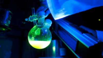Chemical in glass vile