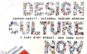 Erin Hicks Design Culture Now poster Digital print. Graphic Design Merit Award