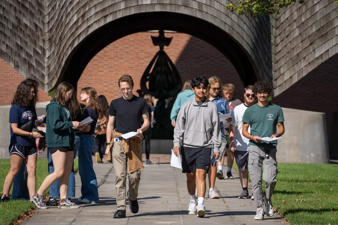 Group of USI students explore Historic New Harmony
