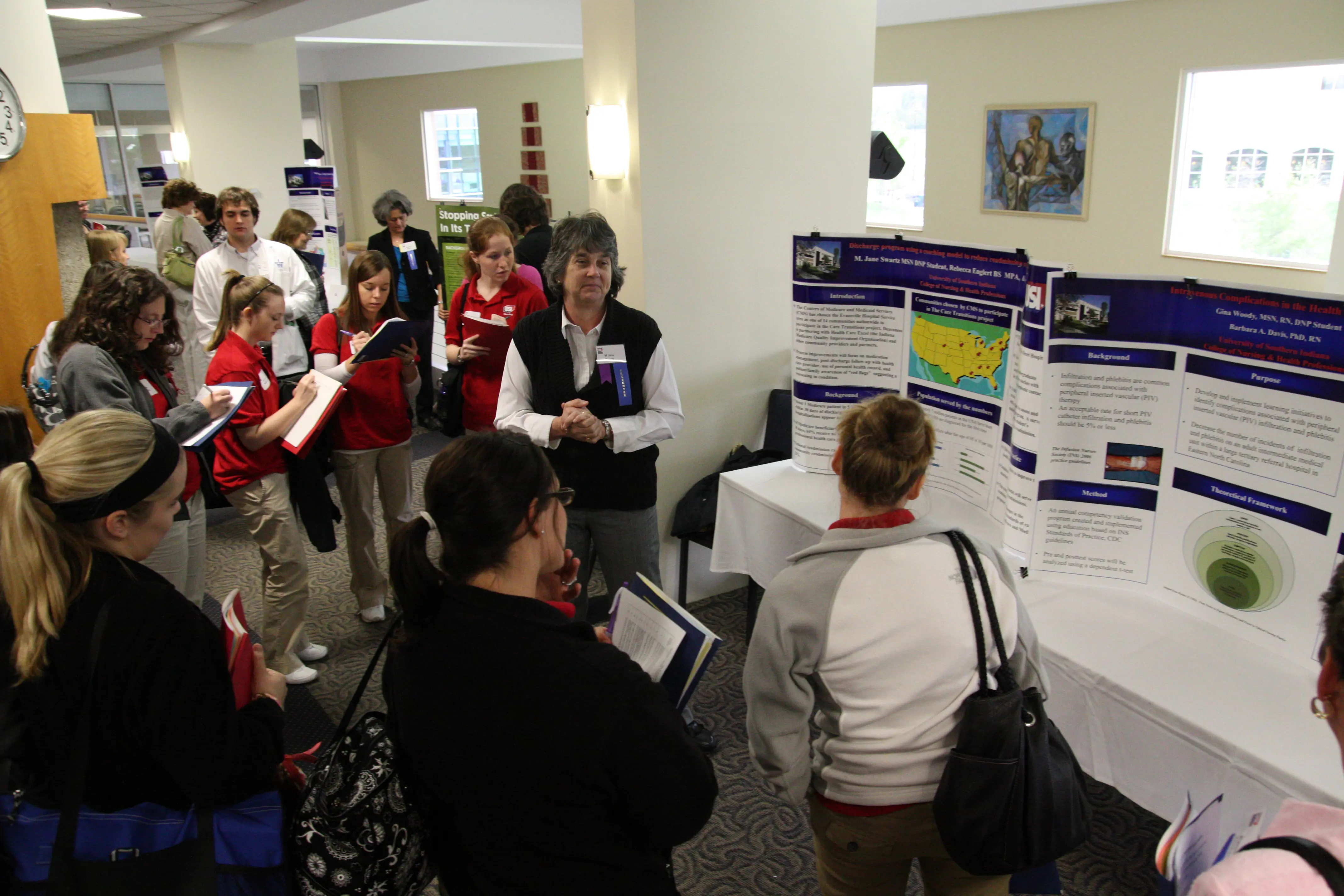 OTA students at a conference