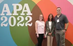 USI students pose at the 2022 American Psychological Association conference