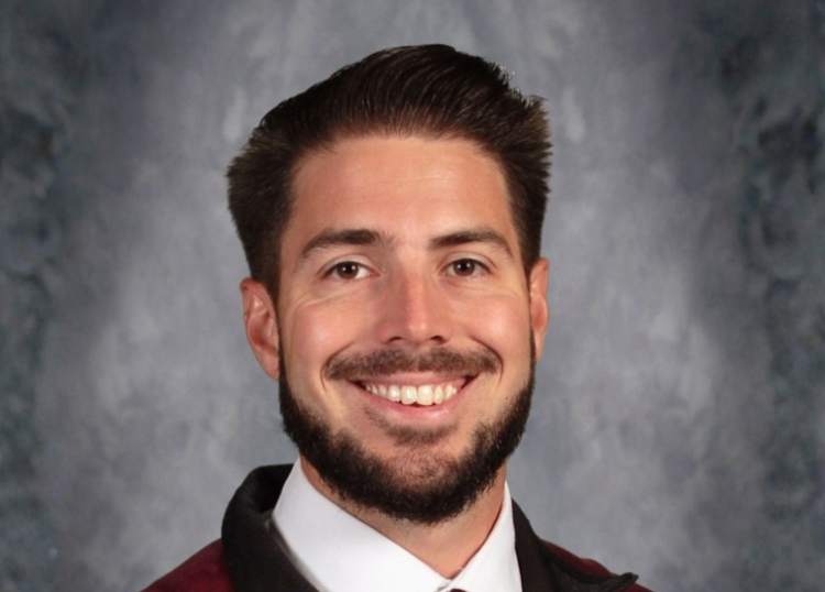 Professional portrait of USI mathematics teaching alumnus Conner Mattingly
