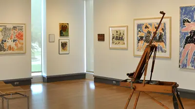 Artwork on display in the Gallery
