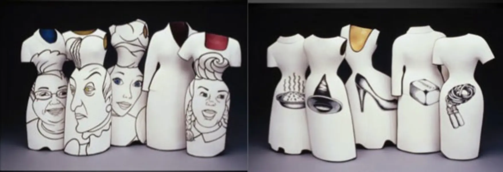 5 of 4, Anita Powell, low-fire clay, glaze, 2005
