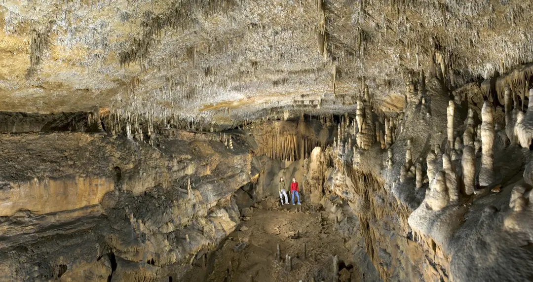 Marengo Cave interior in Crawford County, Indiana