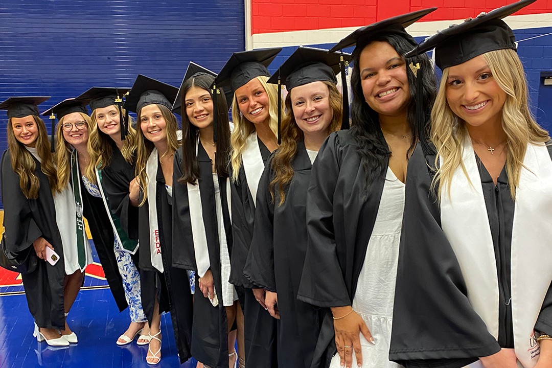 Dental Assisting students at graduation