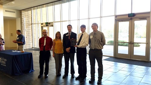 McGuire with second place princeton team