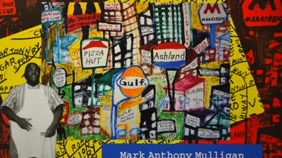 Exhibition poster for Mark Anthony Mulligan's "Urban Markers" exhibition
