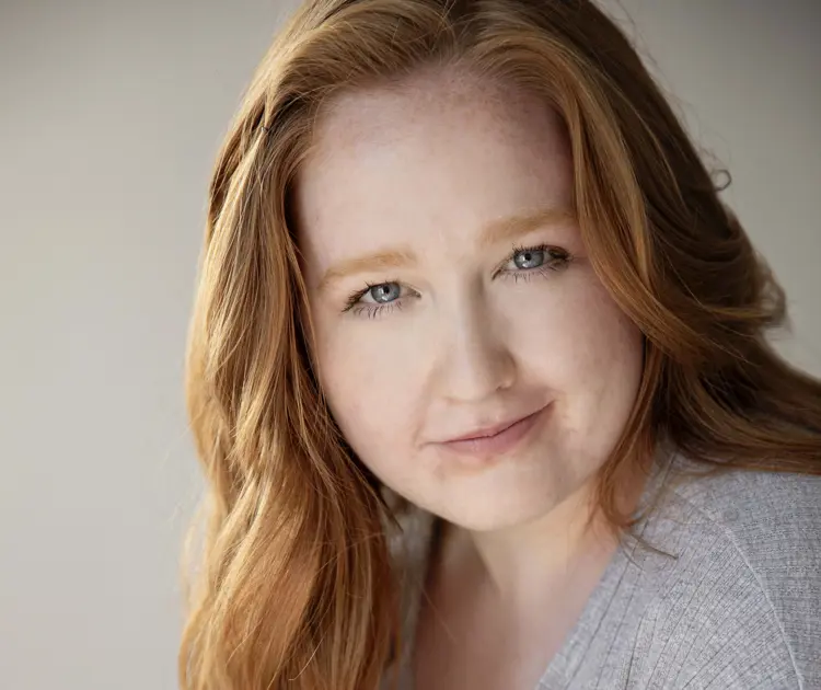 Professional acting headshot of USI graduate Chloe Kummer