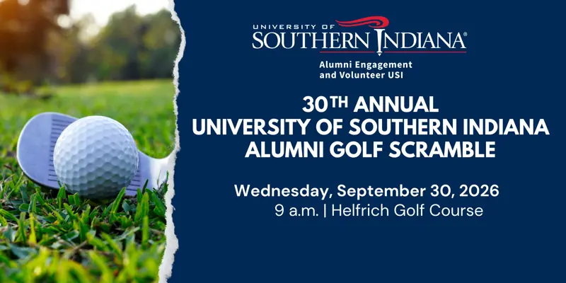 Alumni Golf Scramble infographic