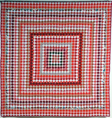 Quilt, Trip Around the World pattern