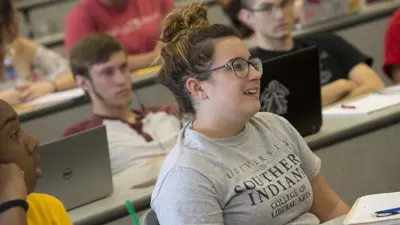 Students in a classroom