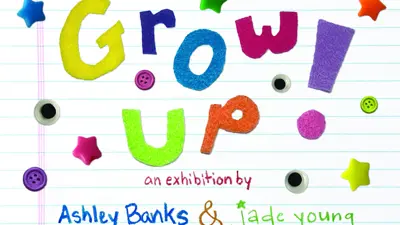 exhibition poster for "Grow UP!"
