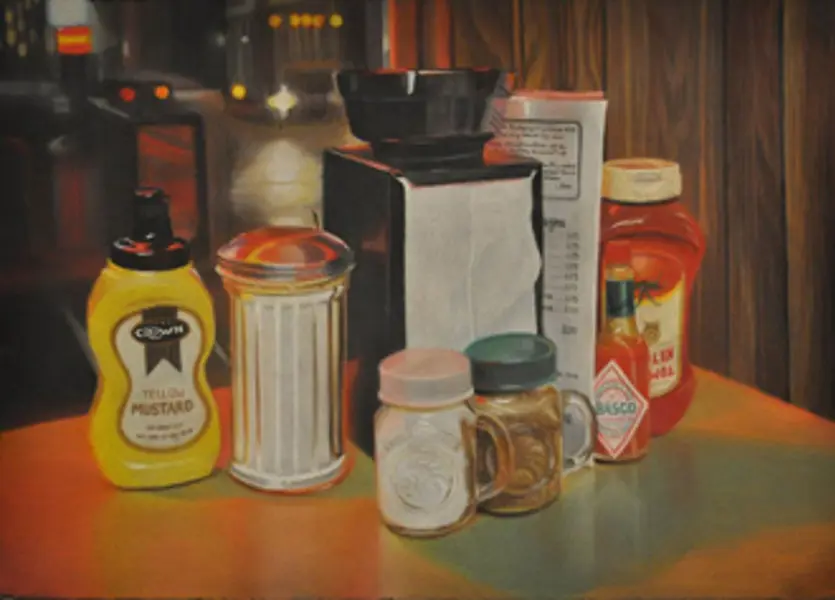 Recession Still Life, Kathryn Waters, pastel, 2014