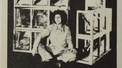 Advertisement for Maggie Smith's 1979 clay sculpture exhibition