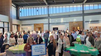  Photo of a large Dementia Friends meeting