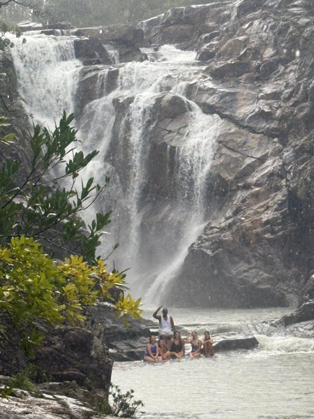 Photo of a waterfall in Belize
